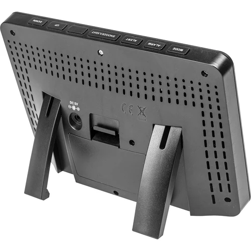 Vremenska postaja RCC, DCF – elektronska, z osvetlitvijo, brezžična, s senzorjem, črna - 6