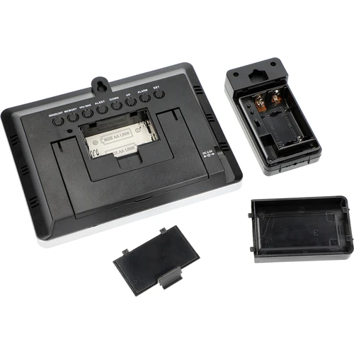 Vremenska postaja RCC – elektronska, osvetljena, brezžična, s senzorjem, črna - 8