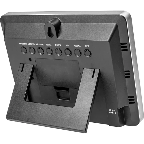 Vremenska postaja RCC – elektronska, osvetljena, brezžična, s senzorjem, črna - 3