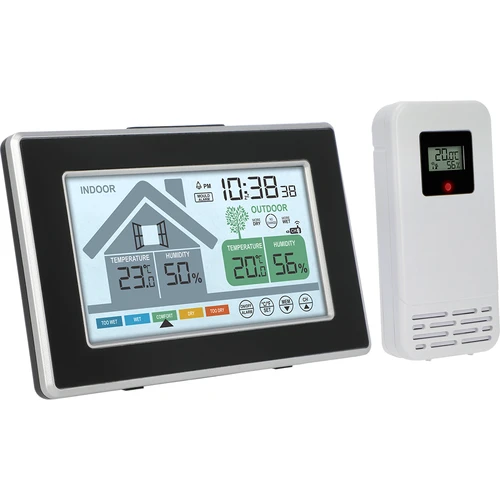 Vremenska postaja znamke Soens – elektronska, z brezžičnim zunanjim tipalom - 2