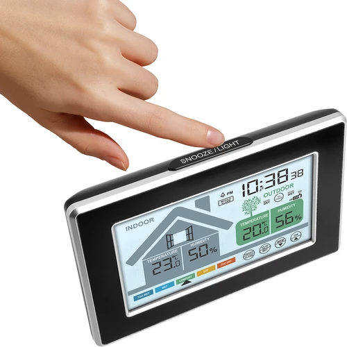 Vremenska postaja znamke Soens – elektronska, z brezžičnim zunanjim tipalom - 3