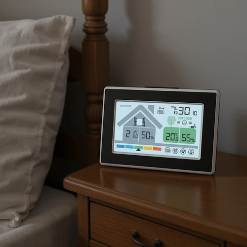 Vremenska postaja znamke Soens – elektronska, z brezžičnim zunanjim tipalom - 7