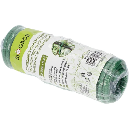 Vrtna žica, prevlečena s penasto oblogo, zelena, 10 m, fi 10mm - 6