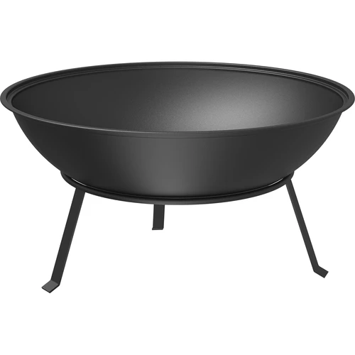 Vrtno kurišče z rešetko, Ø55 cm, okroglo, skledasto