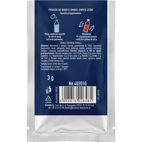 VSYPTO z okusom gozdnih sadežev, 3 g - 3