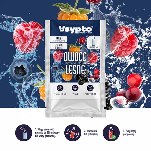 VSYPTO z okusom gozdnih sadežev, 3 g - 5