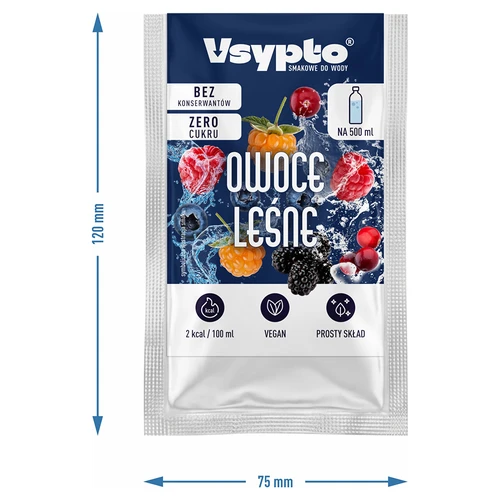 VSYPTO z okusom gozdnih sadežev, 3 g - 4
