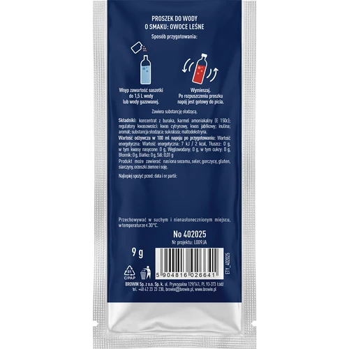 VSYPTO z okusom gozdnih sadežev, 9 g - 3