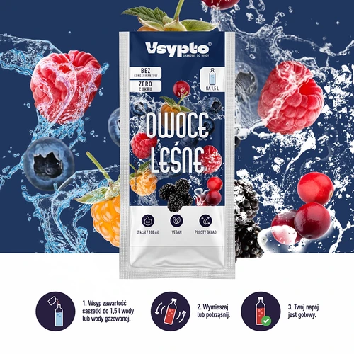 VSYPTO z okusom gozdnih sadežev, 9 g - 5