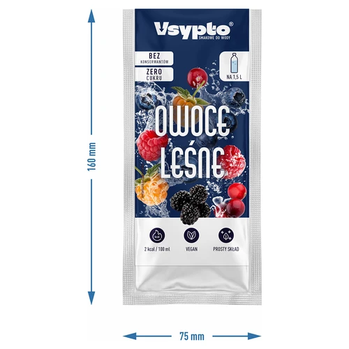 VSYPTO z okusom gozdnih sadežev, 9 g - 4