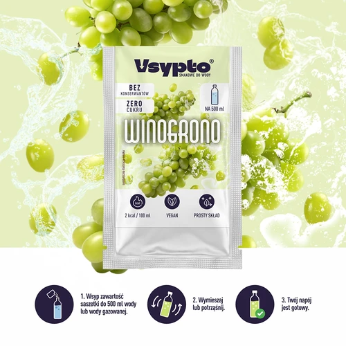 VSYPTO z okusom grozdja, 3 g - 5