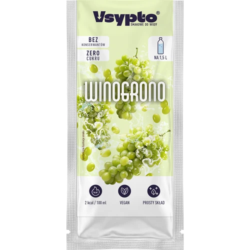 VSYPTO z okusom grozdja, 9 g - 2