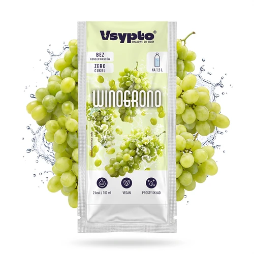 VSYPTO z okusom grozdja, 9 g
