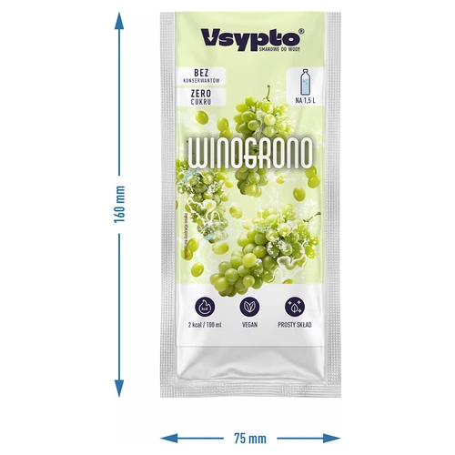 VSYPTO z okusom grozdja, 9 g - 4