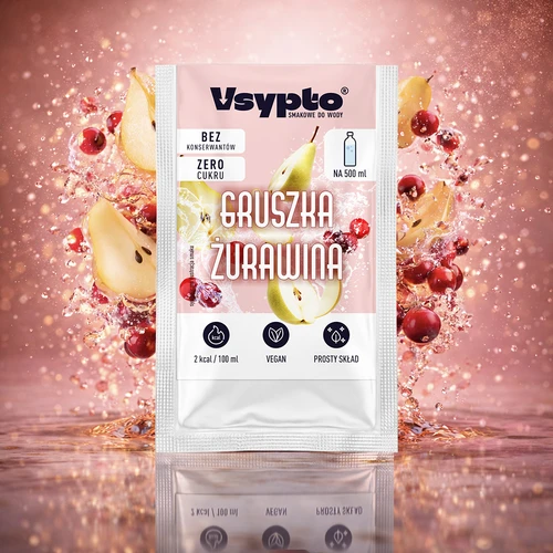 VSYPTO z okusom Hruška Brusnica, 3 g