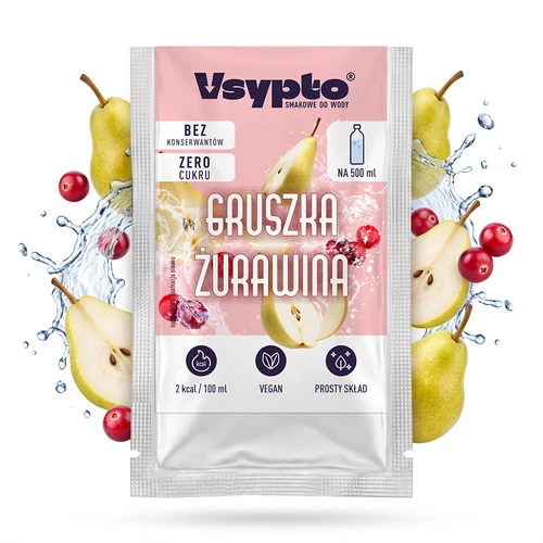 VSYPTO z okusom Hruška Brusnica, 3 g