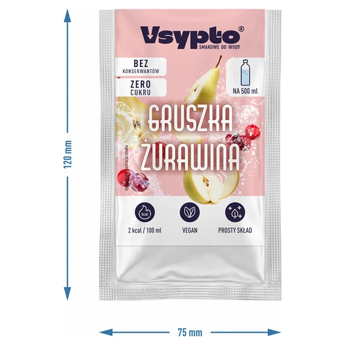 VSYPTO z okusom Hruška Brusnica, 3 g - 4