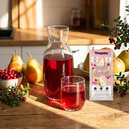 VSYPTO z okusom hruška-brusnica, 9 g - 8