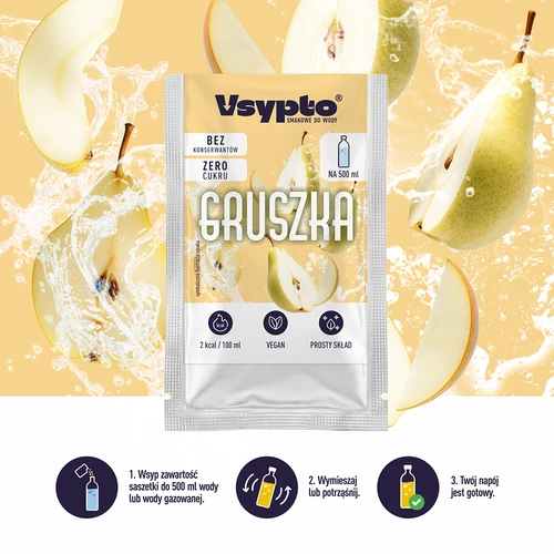 VSYPTO z okusom hruške, 3 g - 5
