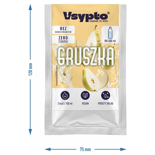 VSYPTO z okusom hruške, 3 g - 4