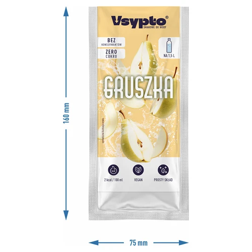 VSYPTO z okusom hruške, 9 g - 4