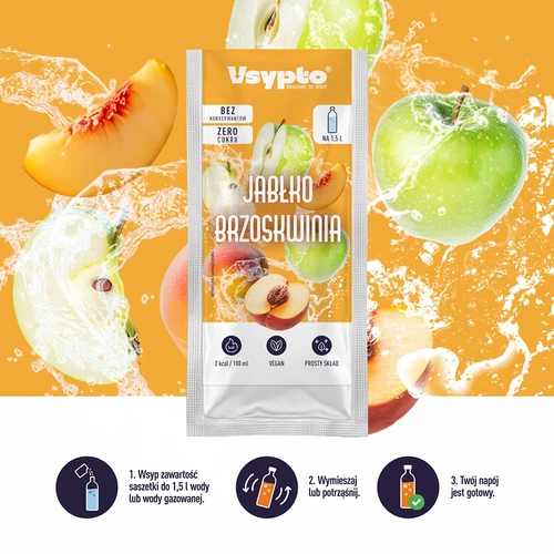 Vsypto z okusom Jabolko-Breskev, 9 g - 5