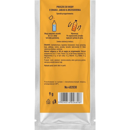 Vsypto z okusom Jabolko-Breskev, 9 g - 3