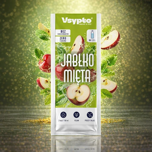 VSYPTO z okusom jabolko-meta, 9 g