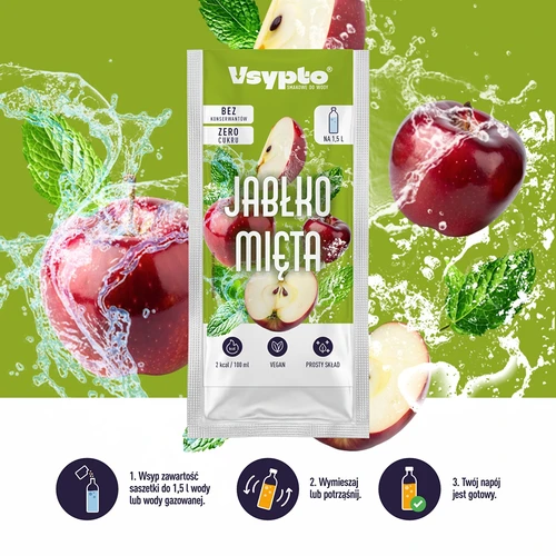 VSYPTO z okusom jabolko-meta, 9 g - 5