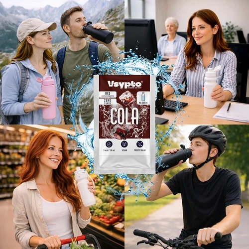 VSYPTO z okusom kole - prašek z okusom za vodo, 3 g - 7