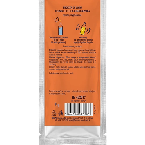 VSYPTO z okusom ledeni čaj breskev, 9g - 3