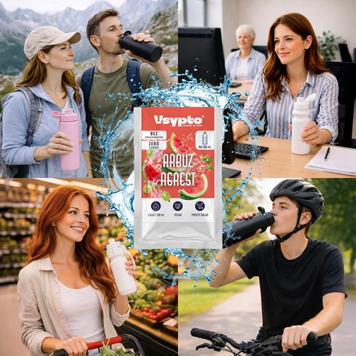 VSYPTO z okusom lubenice in kosmulje, 3 g - 7