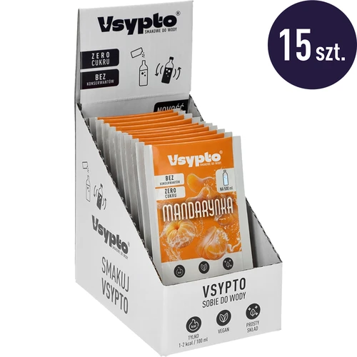 VSYPTO z okusom mandarine, 3 g - 9