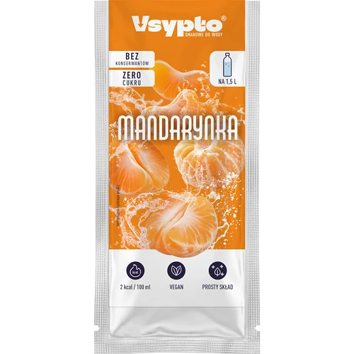 VSYPTO z okusom mandarine, 9 g - 2