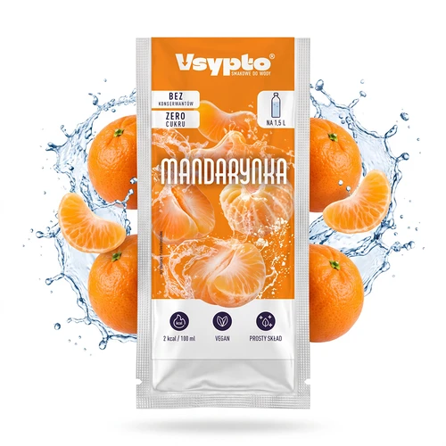 VSYPTO z okusom mandarine, 9 g