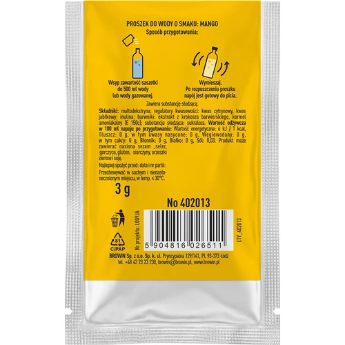 VSYPTO z okusom manga, 3 g - 3