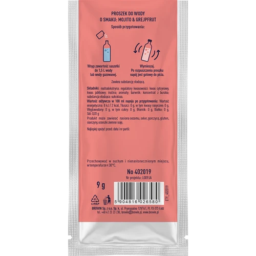 VSYPTO z okusom Mojito Grenivka, 9 g - 3