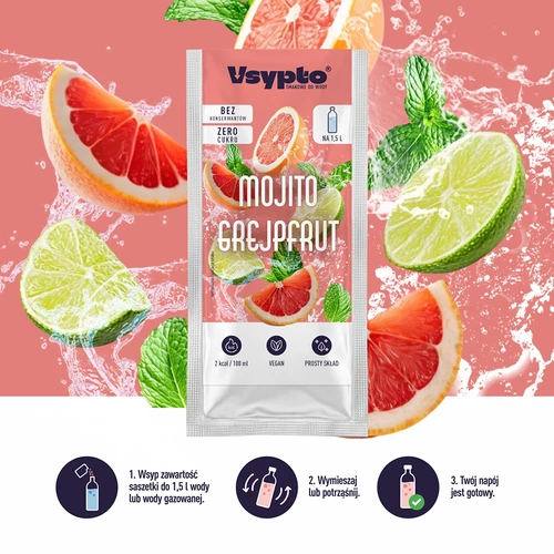 VSYPTO z okusom Mojito Grenivka, 9 g - 5