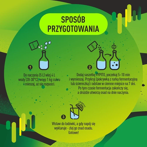 VYPITO 12 %, vrečka za 18 drinkov - energijska pijača, 126 g - 5