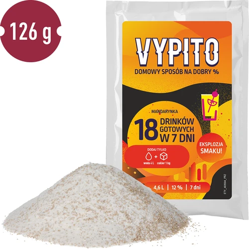 VYPITO 12 %, vrečka za 18 drinkov - Mandarina, 126 g - 3