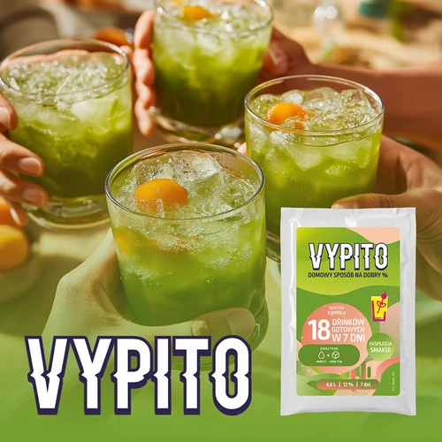 VYPITO 12%, vrečka za 18 drinkov - Matcha-Marelica, 126g - 6