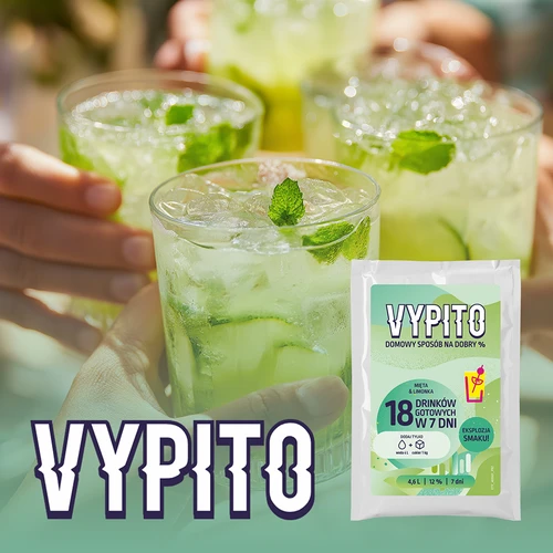 VYPITO 12 %, vrečka za 18 drinkov – Meta-Limeta, 126 g - 6