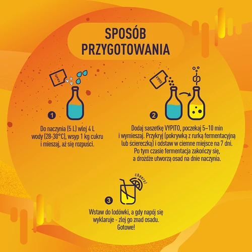 VYPITO 12%, vrečka za 18 drinkov - Pomaranča, 126g - 5