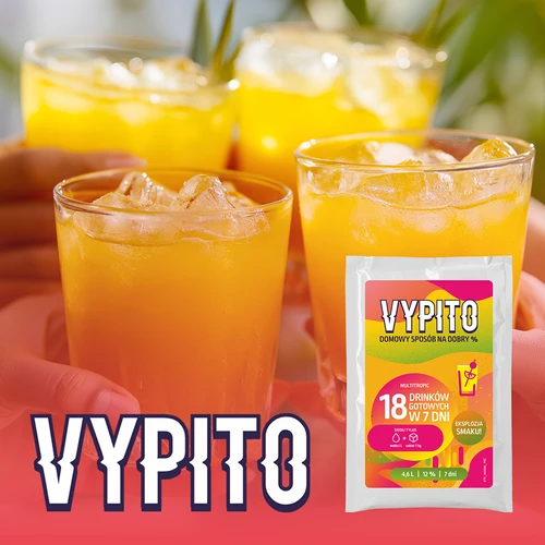 VYPITO 12%, vrečka za 18 koktajlov – Multitropic, 126g - 6