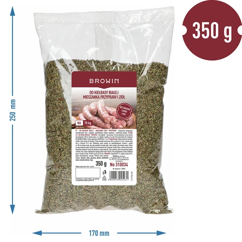 Za belo klobaso - mešanica začimb in zelišč, 350 g - 3