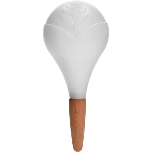 Zalivalna krogla za rastline, bela mat s keramično konico, 400 ml