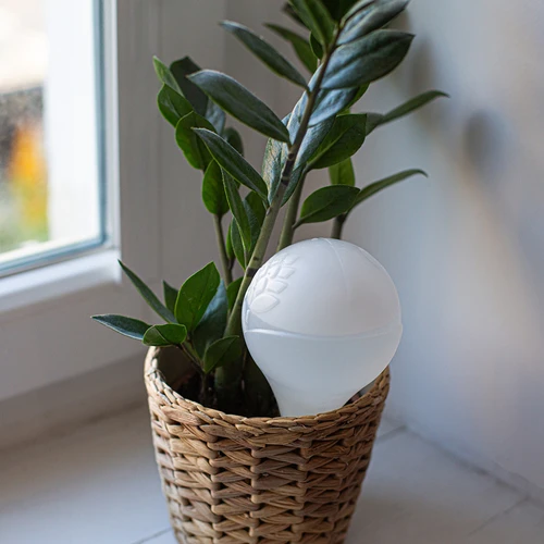 Zalivalna krogla za rastline, bela mat s keramično konico, 400 ml - 11