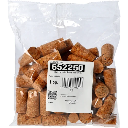 Zamašek iz plute 21/16 mm, 50 kos. - 3