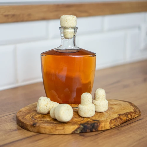 Zamašek v obliki gobe iz plute, premer 19 mm - 5 kos. - 4