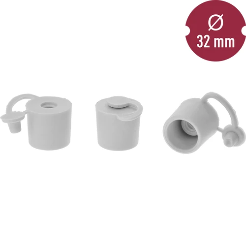 Zamašek za damižano fi 32 mm - s čepom - 2